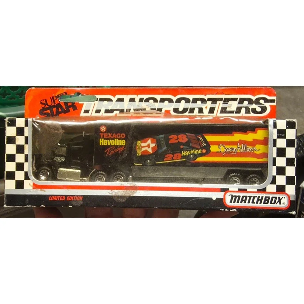 1992 Matchbox Super Star Transporter -  #28  Davey Allison - Texaco / Havoline